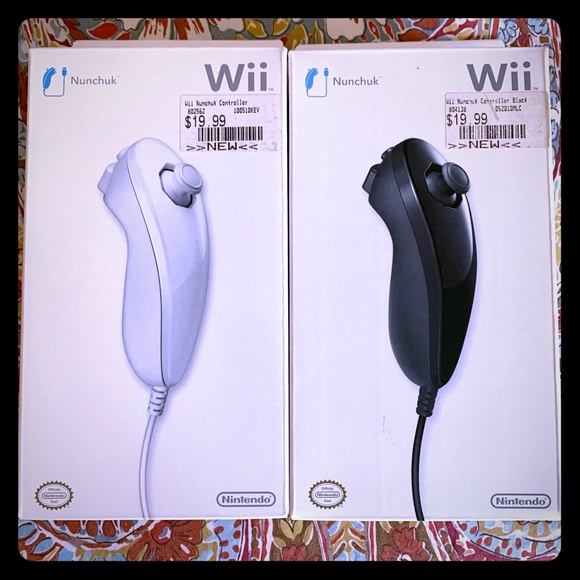 Nintendo Other - Pair of NINTENDO Wii Nunchuk Controllers